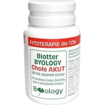 Zdraví Biotter BYOLOGY Chole AKUT tbl.30