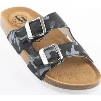 Chlapecké pantofle Chlapecké-dívčí pantofle Medico Prevent černo šedé maskáčové BY2131698 Velikost boty: 39