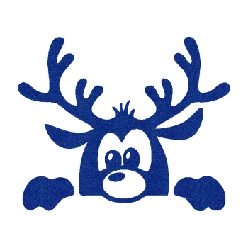 Samolepící dekorace Sob 002 levá vykukuje (89 - Ultra Metalic modrá tmavá) SAMOLEPKA NA AUTO, NÁLEPKA, FÓLIE, POLEP, TUNING, VLASTNÍ TEXT, TISK, AUTOSAMOLEPKY.cz, POLEPY, OBRÁZEK, LOGO, 3D STICKERS