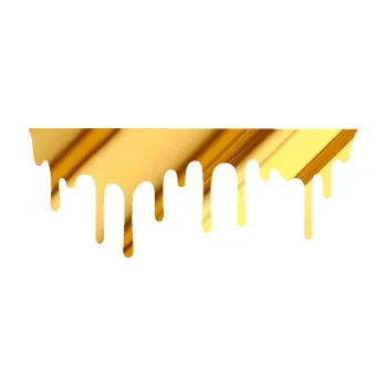 Samolepicí dekorace na vozidlo Stékající skvrna 008 pravá (81 - chrom fólie zlatá zrcadlová) SAMOLEPKA NA AUTO, NÁLEPKA, FÓLIE, POLEP, TUNING, VLASTNÍ TEXT, TISK, AUTOSAMOLEPKY.cz, POLEPY, OBRÁZEK, LOGO, 3D STICKERS