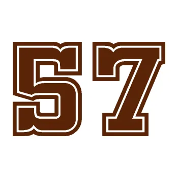 Polep vozidla Startovní číslo 57 typ 5 (15 - hnědá) SAMOLEPKA NA AUTO, NÁLEPKA, FÓLIE, POLEP, TUNING, VLASTNÍ TEXT, TISK, AUTOSAMOLEPKY.cz, POLEPY, OBRÁZEK, LOGO, 3D STICKERS