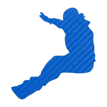 Samolepicí dekorace na vozidlo Snowboard 004 levá (57 - 3D karbon modrý) SAMOLEPKA NA AUTO, NÁLEPKA, FÓLIE, POLEP, TUNING, VLASTNÍ TEXT, TISK, AUTOSAMOLEPKY.cz, POLEPY, OBRÁZEK, LOGO, 3D STICKERS