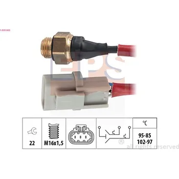 Klimatizace automobilu Teplotní spínač, větrák chladiče EPS 1.850.665