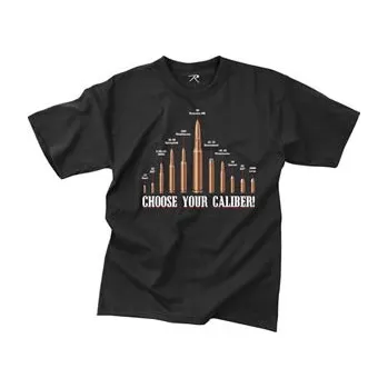 Triko VINTAGE CHOOSE YOUR CALIBER ČERNÉ XXL - Skladem