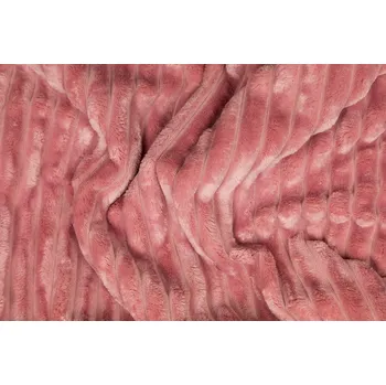 plyšák Sleep-well Metráž mikroplyš MANŽESTR, starorůžová, šíře 160cm