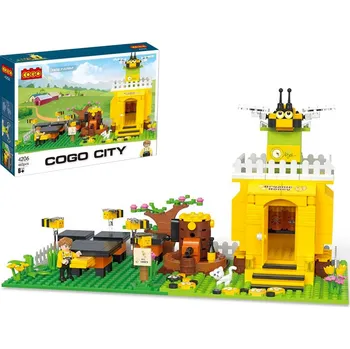 ostatní stavebnice COGO City stavebnice Včelí farma kompatibilní 468 dílů