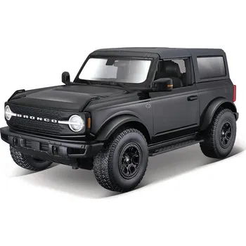 autíčko Maisto Ford Bronco Wildtrak 2021 1:18 černá metalíza - expresní doprava