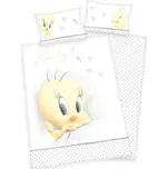 Povlečení do postýlky Looney Tunes Tweety Bio 100x135, 40x60 cm