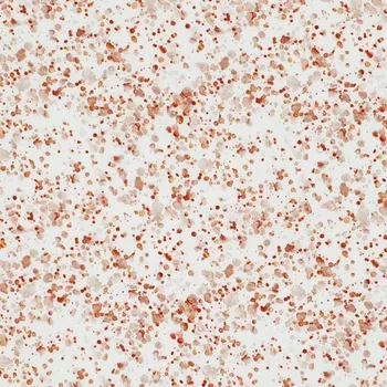 Mušelín, dvojitá gázovina bílá, béžovo-červené skvrny, š.135