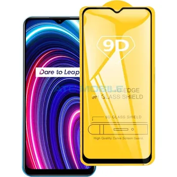 Tvrzené sklo Realme C25-Y (RMX3265, RMX3269) Full-Glue černé 2,5D a zpět 14 Kč s ATC Clubem
