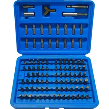 Autoklíč Silver Sada bitů PH PZ IMBUS TORX XZN 100ks pro šroubováky
