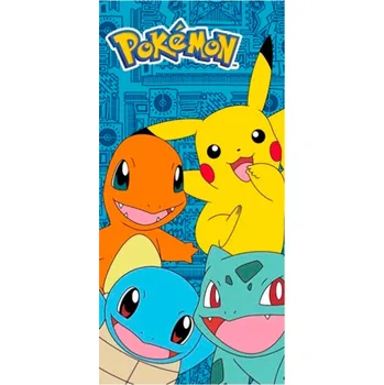 Osuška Pokémon Pikachu and friends 70x140cm