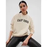 GAP FL LOGO BOYFRIEND CREW Dámská mikina US S 566543-02