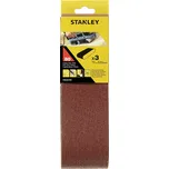 Pásy brusné 75x533 mm P80, Stanley STA33191, 3 ks