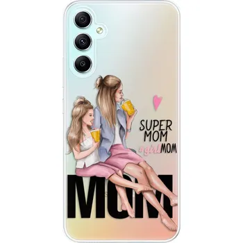 Pouzdro na mobilní telefon Odolné silikonové pouzdro iSaprio - Milk Shake - Blond - Samsung Galaxy A34 5G