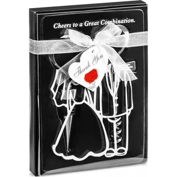 Stojan na víno Zamilovaný set na víno, Barva: Černá