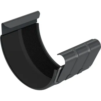 okap BRYZA Spojka žlabu pozinkovaná Ø 150 mm, Antracit RAL 7021