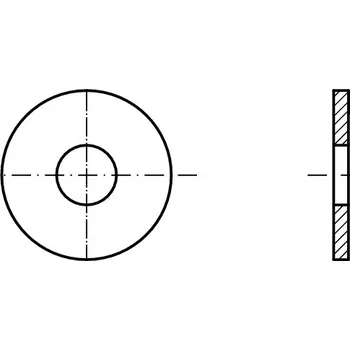 podložka PROFISTYL DIN 7349 podložka pro upínací zařízení žárový pozink Varianta: DIN 7349 podložka kruhová žárový zinek (8,4x21x4,0mm) M8