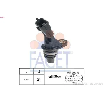 Auto-moto Snímač, poloha vačkového hřídele FACET 9.0815