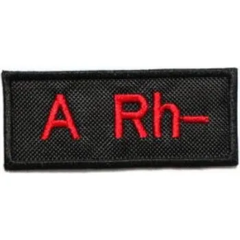 Nášivka TXR Moto nášivka s krevní skupinou A Rh-