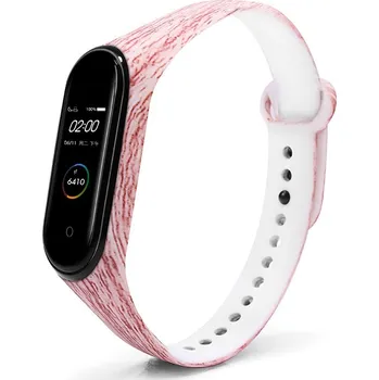 Sportovní měřič Mi Band 3/4 náhradní náramek - Červené dřevo MBSCZ-34CEDR