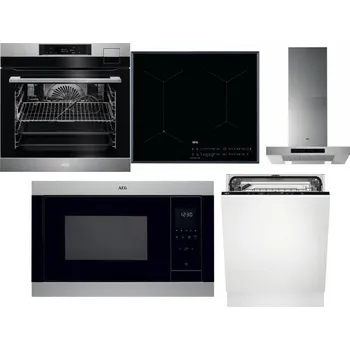 Set domácích spotřebičů AEG BSK792380M + AEG Mastery SenseFry IAE64431FB + AEG Mastery DBB5660HM + AEG Mastery MSB2547D-M + AEG FSK73607Z