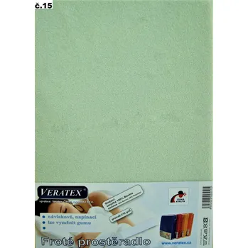 Prostěradlo Froté prostěradlo 200x220 cm (č.15 sv.zelená)