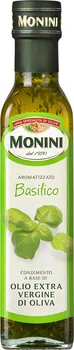 Rostlinný olej Monini Extra panenský olivový olej bazalka 250 ml