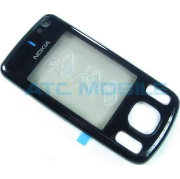 Přední kryt Nokia 6600 Slide černý včetně reproduktoru, originální - 0252845 a zpět 2 Kč s ATC Clubem