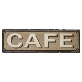 Plechová cedule Plechová cedule CAFE 49 X 15 CM