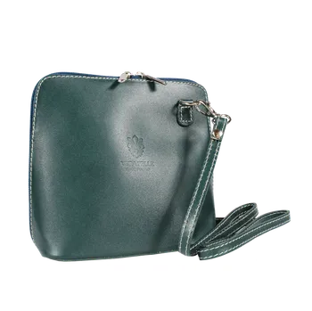 Kabelka NovaKabelka.cz Kožená italská crossbody kabelka Grana Petroleo