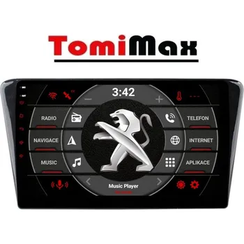 Auto Hi-Fi TomiMax Peugeot 408 Android 14 autorádio s WIFI, GPS, USB, BT HW výbava: 4 Core 2GB+32GB LOW - Model auta: Peugeot 408, Velikost obrazovky: Dotyková obrazovka: 9"