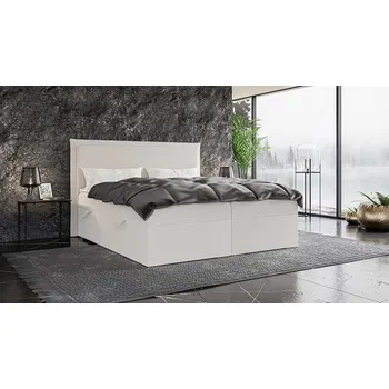 Postel Čalouněný boxspring Torres s úložným prostorem - 160 x 200 cm