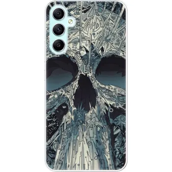 Pouzdro na mobilní telefon Odolné silikonové pouzdro iSaprio - Abstract Skull - Samsung Galaxy A34 5G