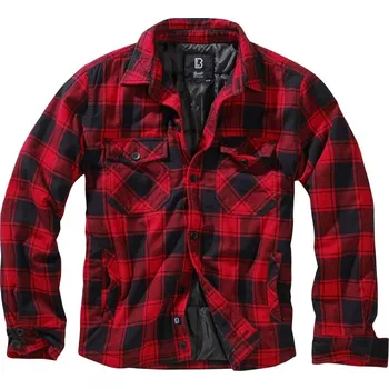Pánská košile Košile LUMBERJACKET dlouhý rukáv flanel ČERVENO/ČERNÁ 3XL - Není skladem