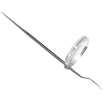 Přelarvovací lžička s lupou nerez