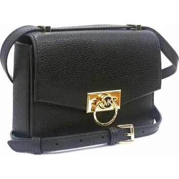 Kabelka Michael Kors dámská kabelka crossbody HENDRIX 32S3G1HC0L BLACK XS CONV XBODY LEATHER Michael Kors 32S3G1HC0L