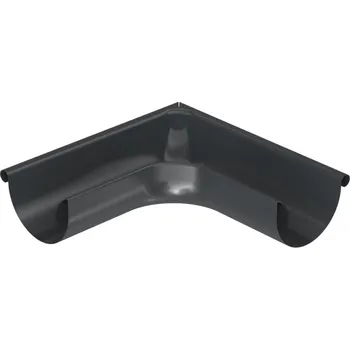 Střecha BRYZA Roh žlabu vnější pozinkovaný Ø 125 mm, Antracit RAL 7021