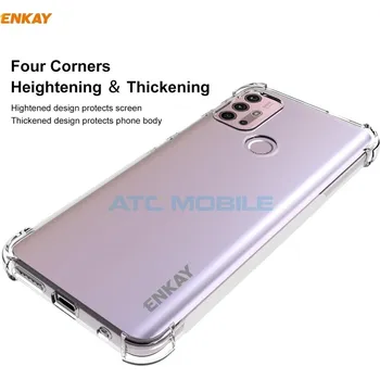 Pouzdro na mobilní telefon Shockproof kryt ENKAY Motorola Moto G10 (XT2127-2), Moto G30 (XT2129-2) čirý a zpět 11 Kč s ATC Clubem