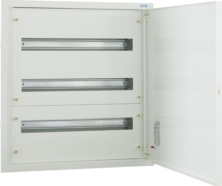 EATON 283048 BF-U-3/72-C Rozvodnice POD omítku, bílé dveře, N/PE můstky, kov, 72mod