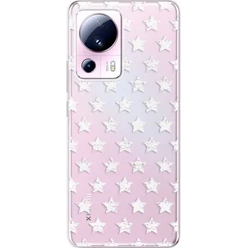 Pouzdro na mobilní telefon Odolné silikonové pouzdro iSaprio - Stars Pattern - white - Xiaomi 13 Lite
