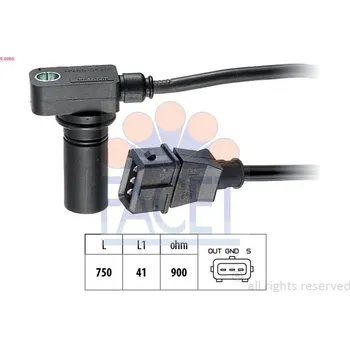 Motor automobilu Generátor impulsů, klikový hřídel FACET 9.0066