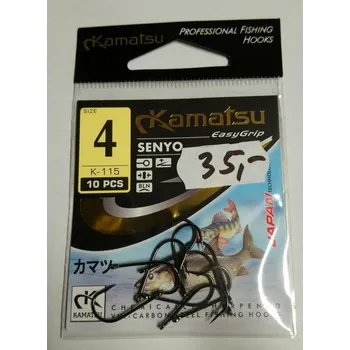 Rybářský háček Háčky Kamatsu - SENYO č.4, očko