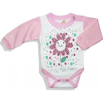 BABY´S WEAR Body pro miminka- FLOWER Velikost: 98 (24-36m)