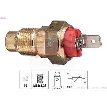Autoelektrika Snímač, teplota chladiva EPS 1.830.203