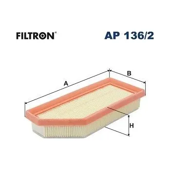 Vzduchový filtr Vzduchový filtr FILTRON AP 136/2