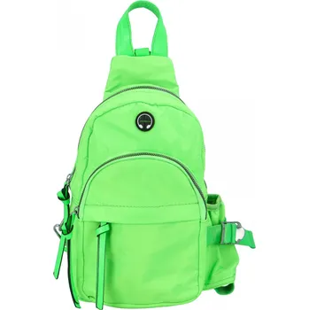 Městský batoh Módní dámský látkový batůžek Zuzanna, výrazná zelená