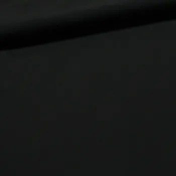 Směsový kepr elastický BRIGSTON ELASTIC BLACK, jednobarevný černý, 250g/m2, š.150cm (látka v metráži)