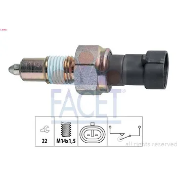 Auto-moto Spínač, světlo zpátečky FACET 7.6067