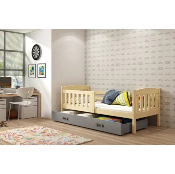 Dětská postel BMS Group Dětská postel Kubus 1 Borovice/grafit - 160x80